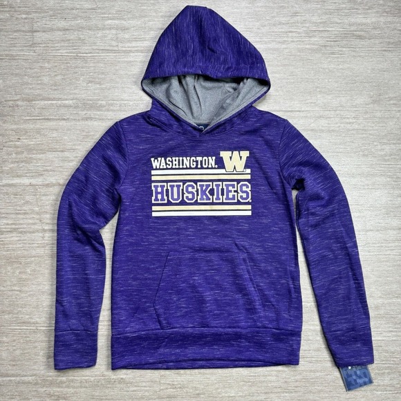 Washington Huskies Official NCAA Teens Juniors Girls L Hoodie Sweatshirt New - Picture 1 of 7